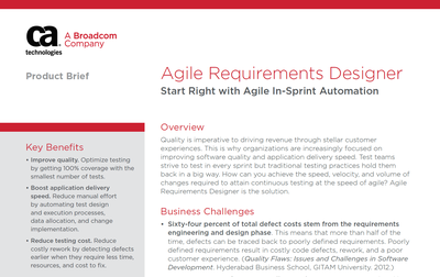 Agile Requirements Designer