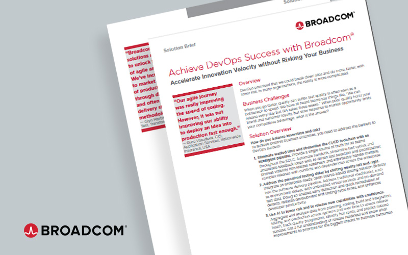 Achieve DevOps Success with Broadcom