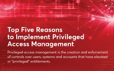 Top Five Reasons to Implement Privileged Access Management