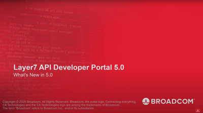 What's New in Layer7 API Developer Portal 5.0