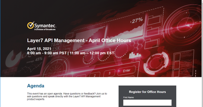 Layer7 API Management - April Office Hours