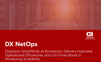Broadcom GTO Boosts Monitoring Scalability with DX NetOps