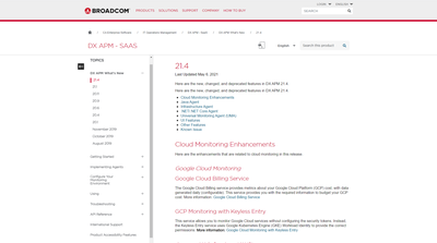 DX APM SaaS What's New 21.4