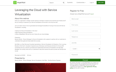 Leveraging the Cloud with Service Virtualization
