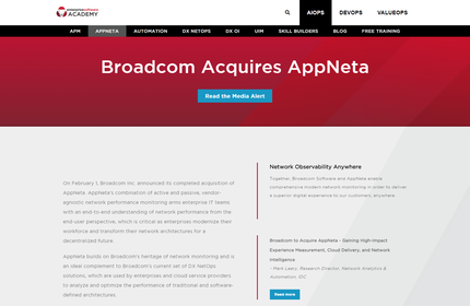 Broadcom Acquires AppNeta